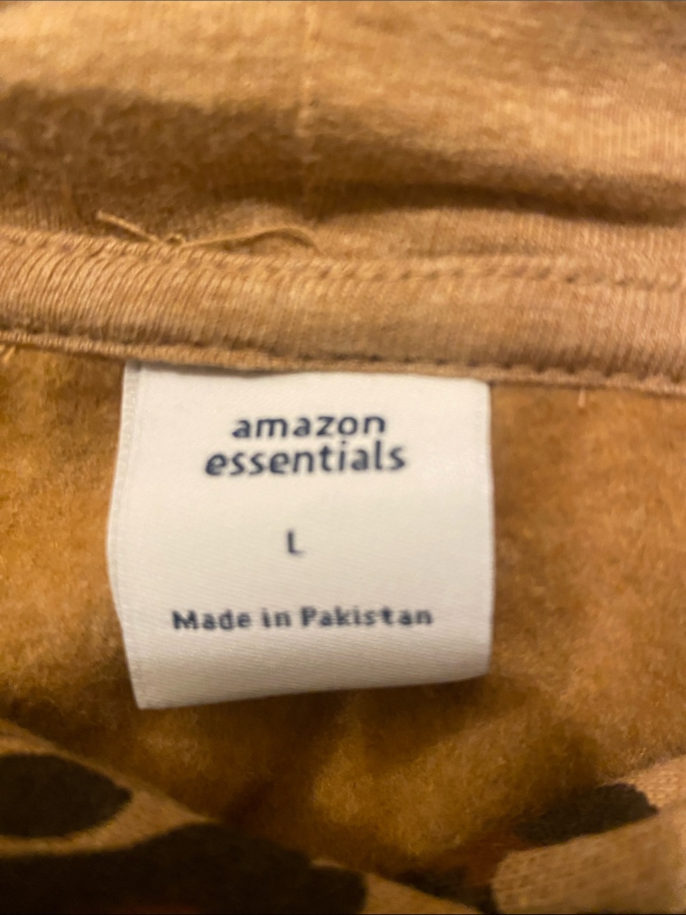 Amazon Essentials Leopard Print Pullover - Brown and Tan - Picture 2 of 3